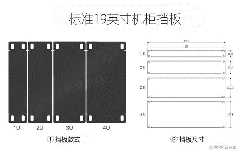机柜1U等于多少厘米？了解机柜标准尺寸(图1)